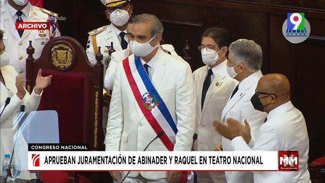 Aprueban juramentación de Abinader | Noticias & Mucho MAS