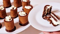 Mini swiss rolls Dessert Chocolate cake