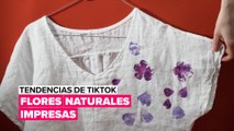 Tendencias de TikTok: siluetas de flores frescas