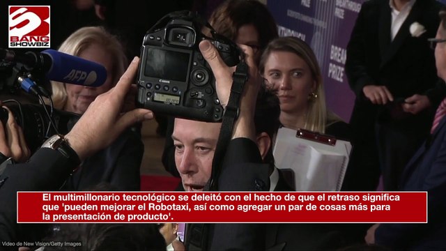 Revela Elon Musk nueva fecha de presentación de su Robotaxi