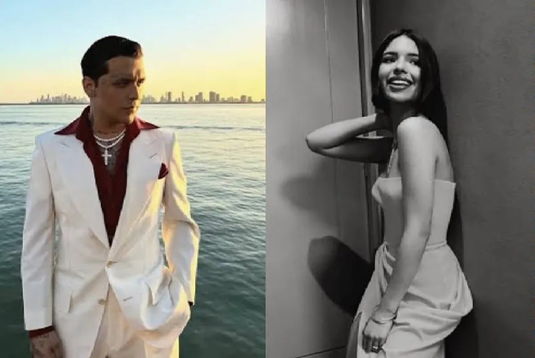 Ángela Aguilar luce vestido de novia en video previo a su supuesta boda con Christian Nodal