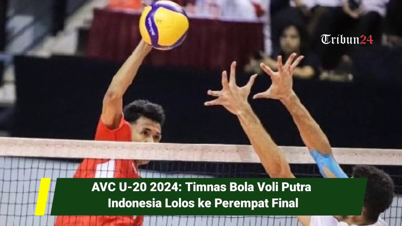 AVC U-20 2024: Timnas Bola Voli Putra Indonesia Lolos ke Perempat Final
