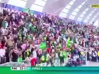 Shahid Afridi batting against sautaafrica
