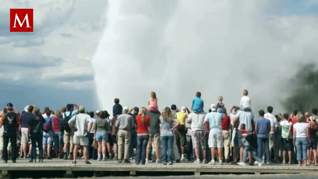 Explosión en Parque Nacional de Yellowstone sorprende a turistas y redes sociales
