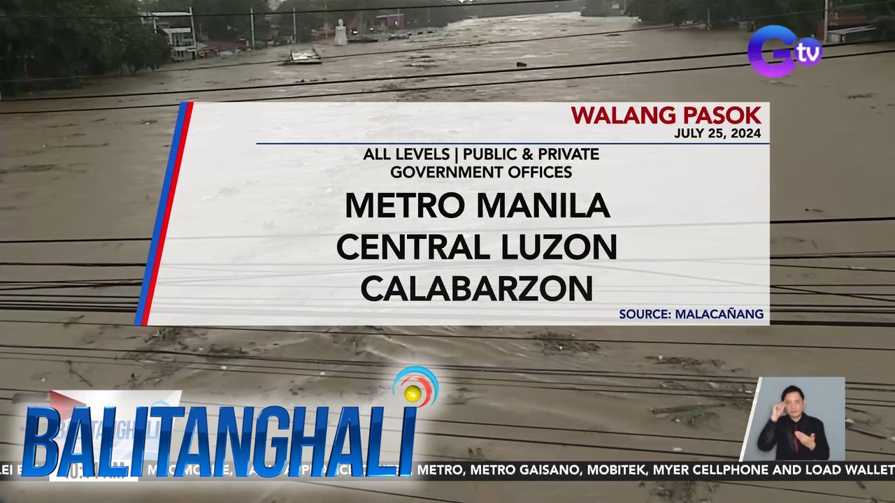 Walang pasok (July 25, 2024) | Balitanghali