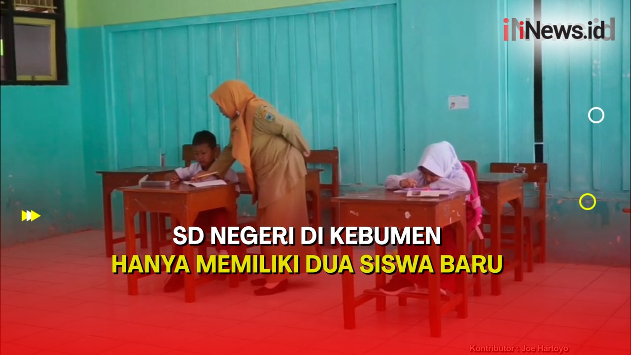 Terancam Ditutup, SD Negeri di Kebumen hanya Memiliki Dua Siswa Baru