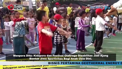 Menpora Dito Hadiri Kidzpora Festival Dan Festival Olahraga Disabilitas