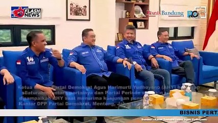 AHY Terima Kunjungan Ketua Harian I DPP Partai Perindo Angela Tanoesoedibjo