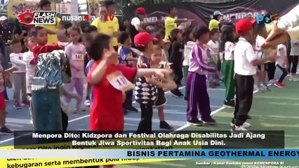 Menpora Dito Dorong Jiwa Sportivitas dan Kesehatan Melalui Kidzpora Festival