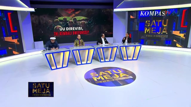 Khawatir Revisi UU TNI, Al Araf: Tugas Militer untuk Pertahanan Negara Bukan ke Sipil | SATU MEJA