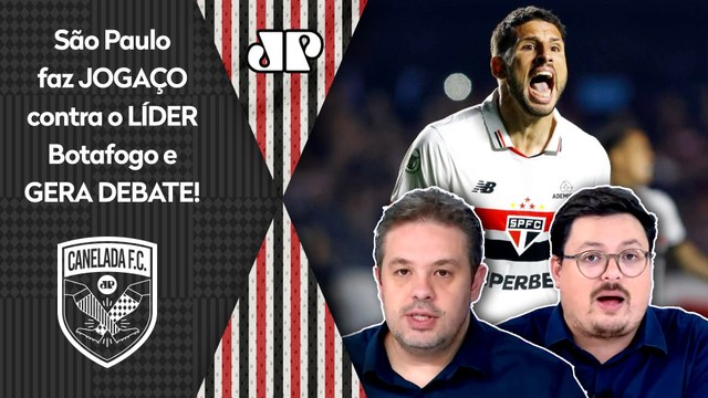 NÃO É FÁCIL FAZER ISSO, gente! O São Paulo MOSTROU que... JOGAÇO contra o Botafogo é ELOGIADO!