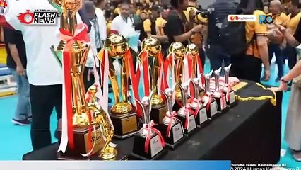 Menpora Dito Menutup Secara Resmi Kompetisi Bola Voli PLN Mobile Proliga Tahun 2024