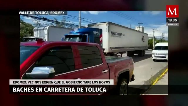 Los baches se han convertido en una pesadilla para los ciudadanos del Estado de México
