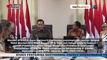 KEMENTERIAN ATR-BPN GELAR RAPAT PIMPINAN UNTUK EVALUASI KINERJA SEMESTER I 2024