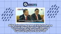 AHY Terima Penghargaan 'Tokoh Pendorong Investasi Dalam Negeri' dari Indonesia Property & Bank Award-XVIII dan Indonesia My Home Award-VII