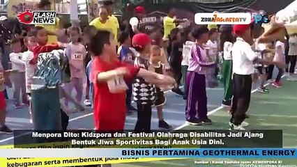 MENPORA DITO ARIOTEDJO HADIRI KIDZPORA FESTIVAL DAN FESTIVAL OLAHRAGA DISABILITAS