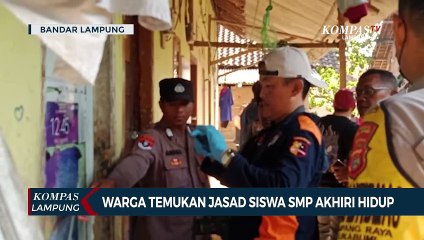Geger, Warga Temukan Jasad Siswa SMP Akhiri Hidup