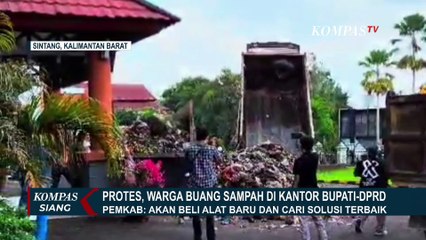 Warga Buang Sampah di Kantor Bupati dan DPRD Sintang Kalbar, Ada Apa?