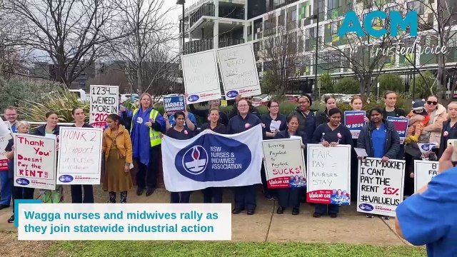 Wagga nurses strike