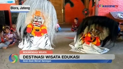 Serunya Anak-Anak Berlatih Menari Barongan dan Memetik Cabai di Kebun