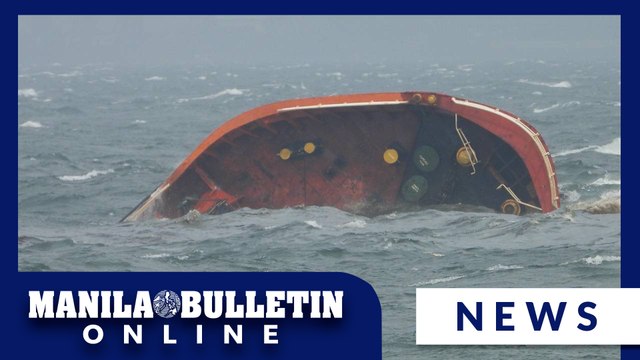 Motor tanker carrying 1.4 million liters of oil sinks off Bataan