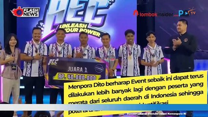 MENPORA DITO ARIOTEDJO HADIRI FINAL ADHYAKSA ESPORT CHAMPIONSHIP 2024
