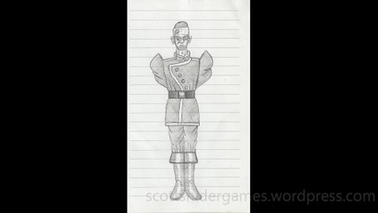 Soldier Pencil Sketch Video #336 (07-25-2024)