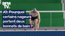 Paris 2024: pourquoi certains nageurs portent deux bonnets de bain?