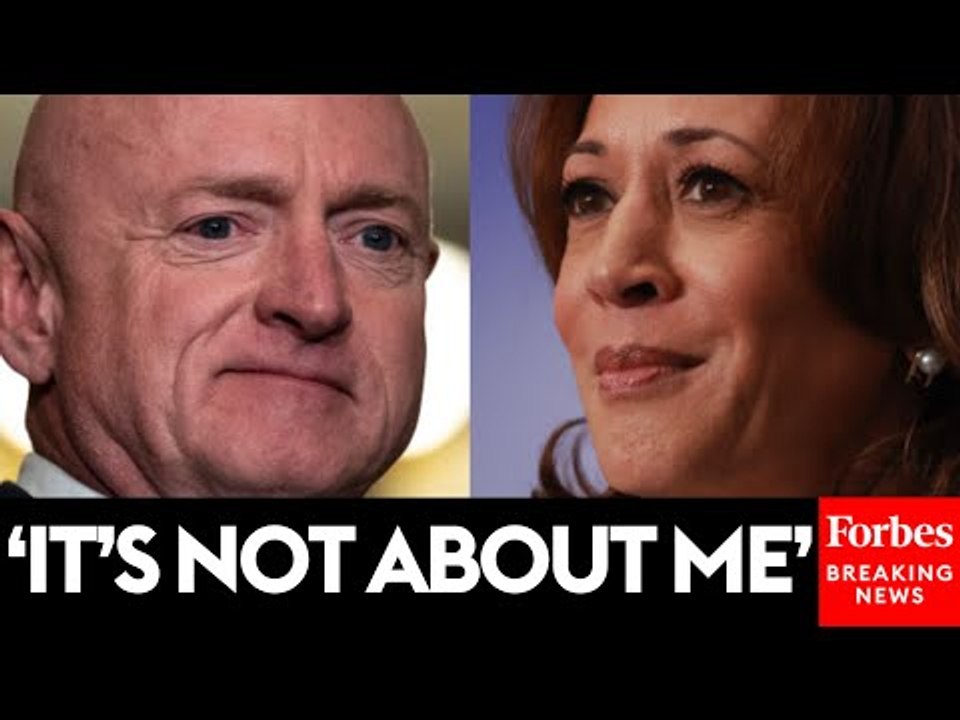 JUST IN: Mark Kelly Hounded By Reporters About Accepting Vice President Role