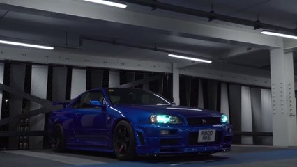 Nissan GTR R34 Blue