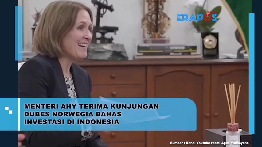 Menteri AHY Terima Kunjungan Dubes Norwegia Bahas Investasi Di Indonesia