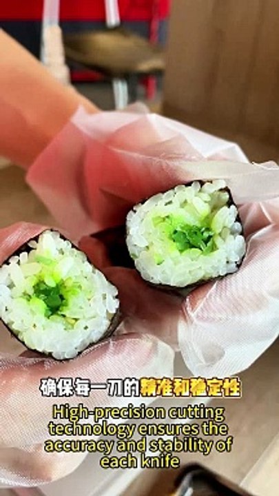 Sushi Cutting and Rolling Machine