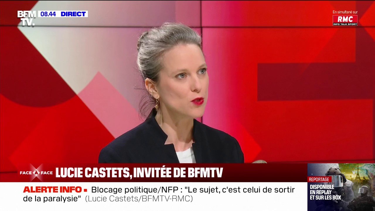 Lucie Castets: "Je ne suis pas militante dans un parti, je suis de gauche, je n'ai pas d'étiquette particulière"