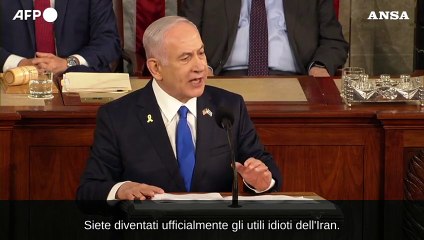 Netanyahu attacca i manifestanti: "Utili idioti dell'Iran"