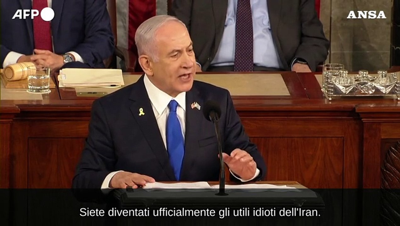 Netanyahu attacca i manifestanti: "Utili idioti dell'Iran"