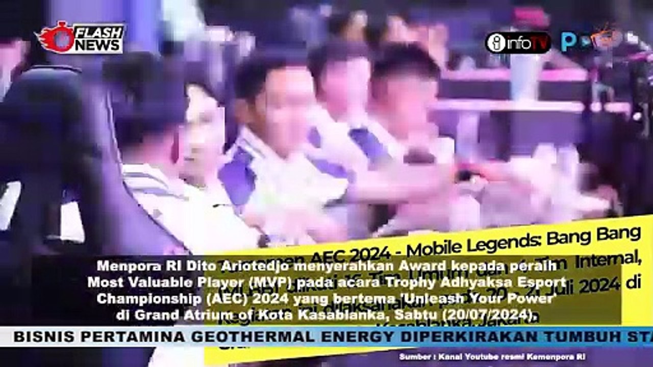 MENPORA DITO ARIOTEDJO HADIRI FINAL ADHYAKSA ESPORT CHAMPIONSHIP 2024