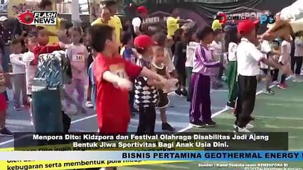 Menpora Dito Hadiri Kidzpora Festival dan Festival Olahraga Disabilitas