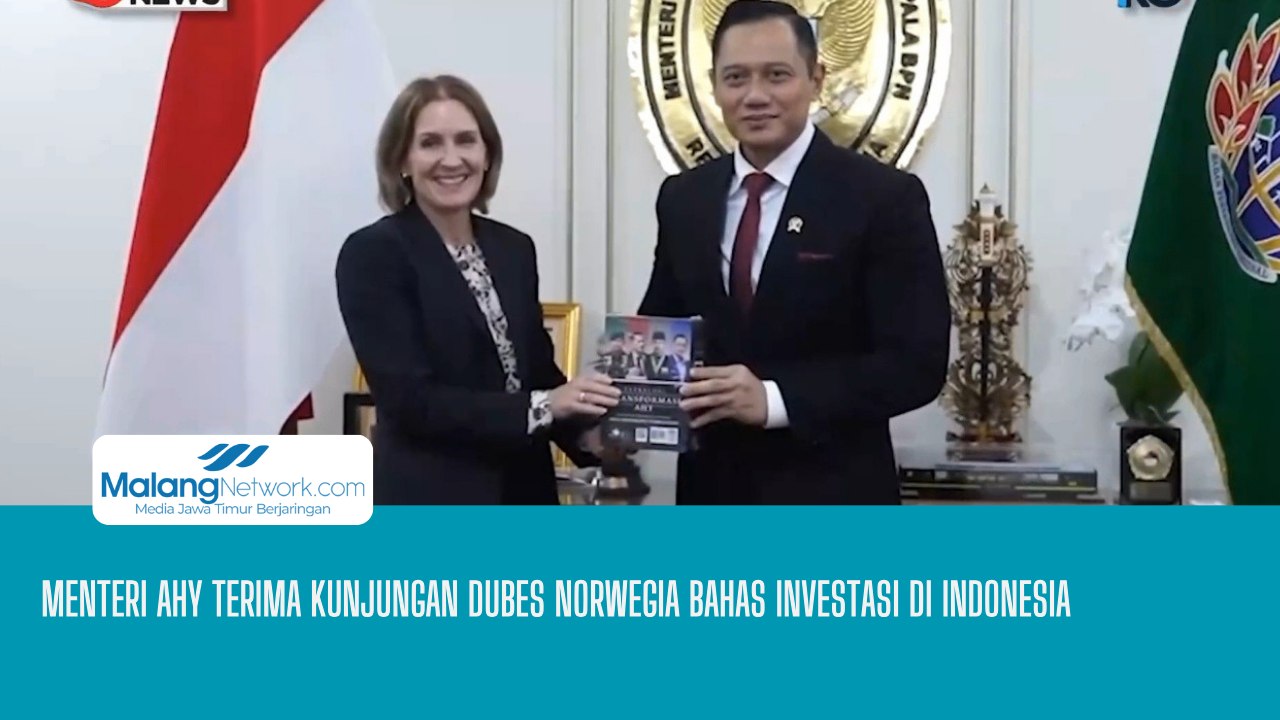 Menteri AHY Terima Kunjungan Dubes Norwegia Bahas Investasi di Indonesia