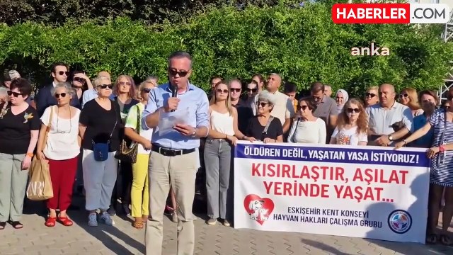 Eskişehir Kent Konseyi Sokak Hayvanlarına İlişkin Yasa Teklifini Protesto Etti