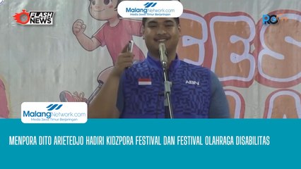 Menpora Dito Arietedjo Hadiri Kidzpora Festival dan Festival Olahraga Disabilitas