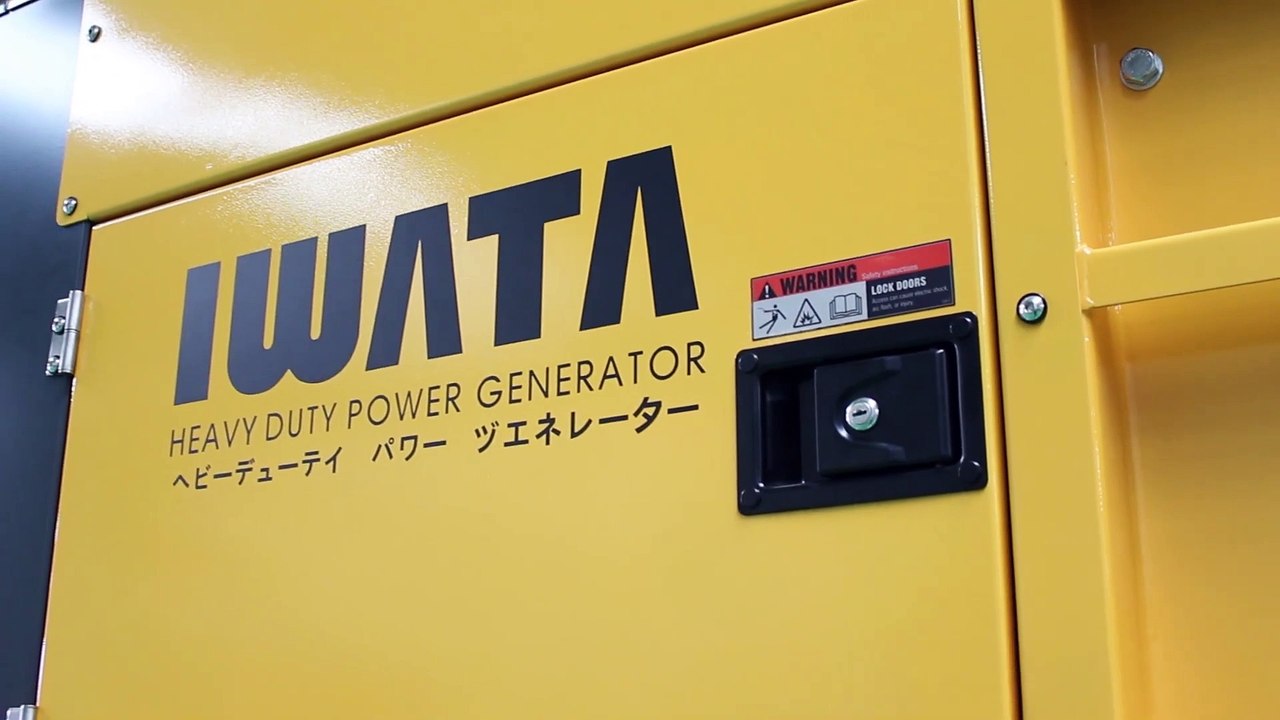 GENSET OUTDOOR INDUSTRIAL TAHAN BERBAGAI CUACA - IWATA IW200WS SILENT GENERATOR