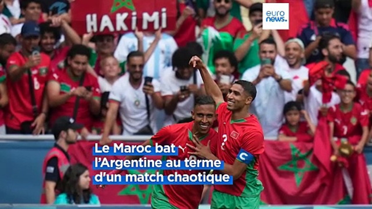 Premier jour des JO : un Maroc-Argentine chaotique et l'hymne israélien sifflé