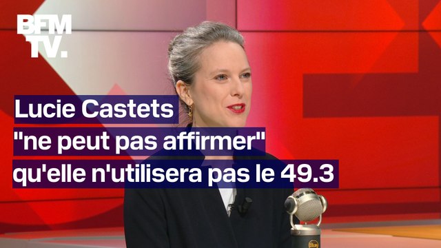 Lucie Castets, candidate du NFP pour Matignon, ne peut pas affirmer qu'elle n'utilisera pas le 49.3