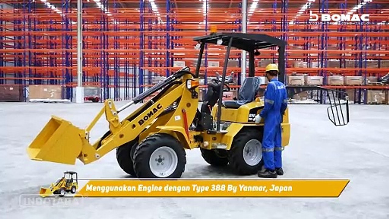 REVIEW BOMAC WHEEL LOADER COMPACT BWL06L-M LN 660 KG