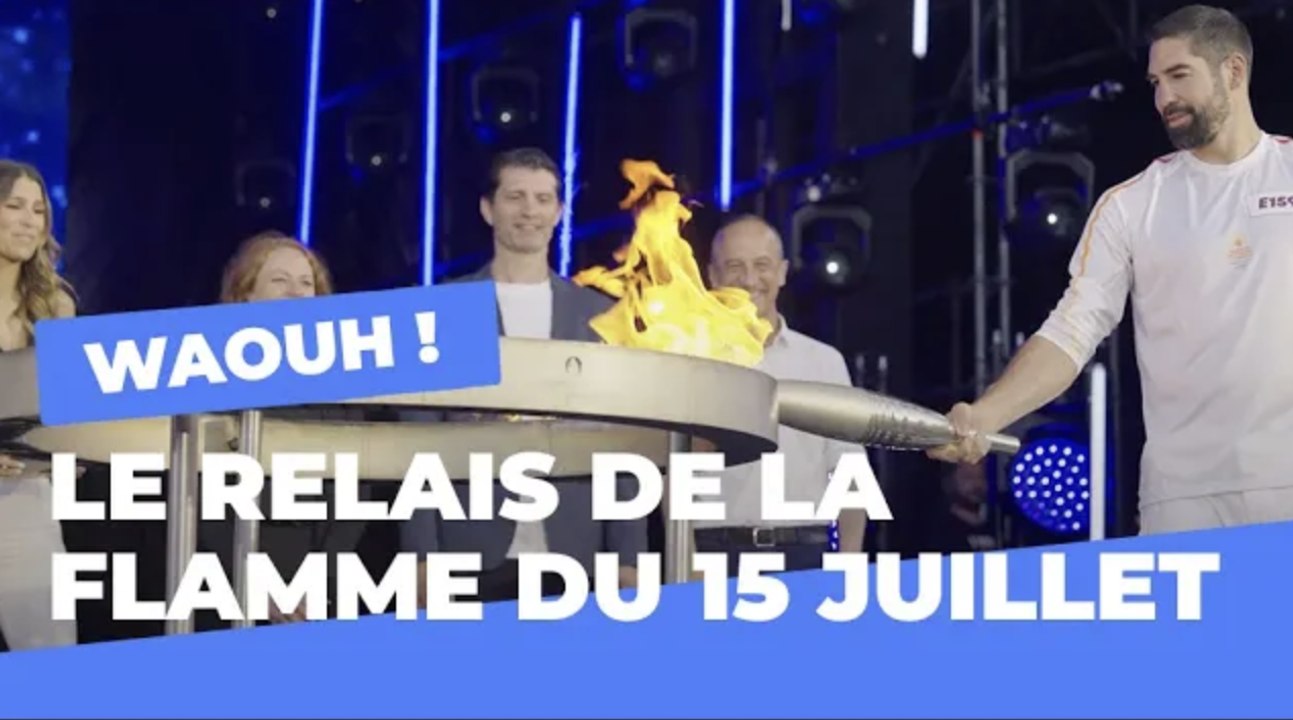 Le relais de la flamme du 15 Juillet | Paris 2024  | Ville de Paris