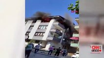 Video Haber | Ankara'da binada çıkan yangında çocuk böyle kurtarıldı