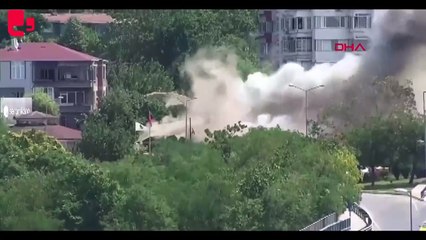 Küçükçekmece'de Cemevi ve Kültür Merkezi'nde yangın