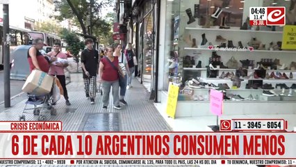 Crisis económica: el consumo sigue cayendo y los argentinos y se ven obligados a cambiar sus hábitos