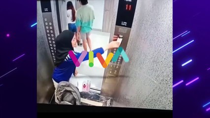 Ceroboh! Seorang Ibu Tinggalkan Dua Orang Anaknya dalam Lift