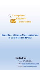 Top Supplier Of Commercial Kitchen Solutions In Dubai, Sharjah, Abu Dhabi